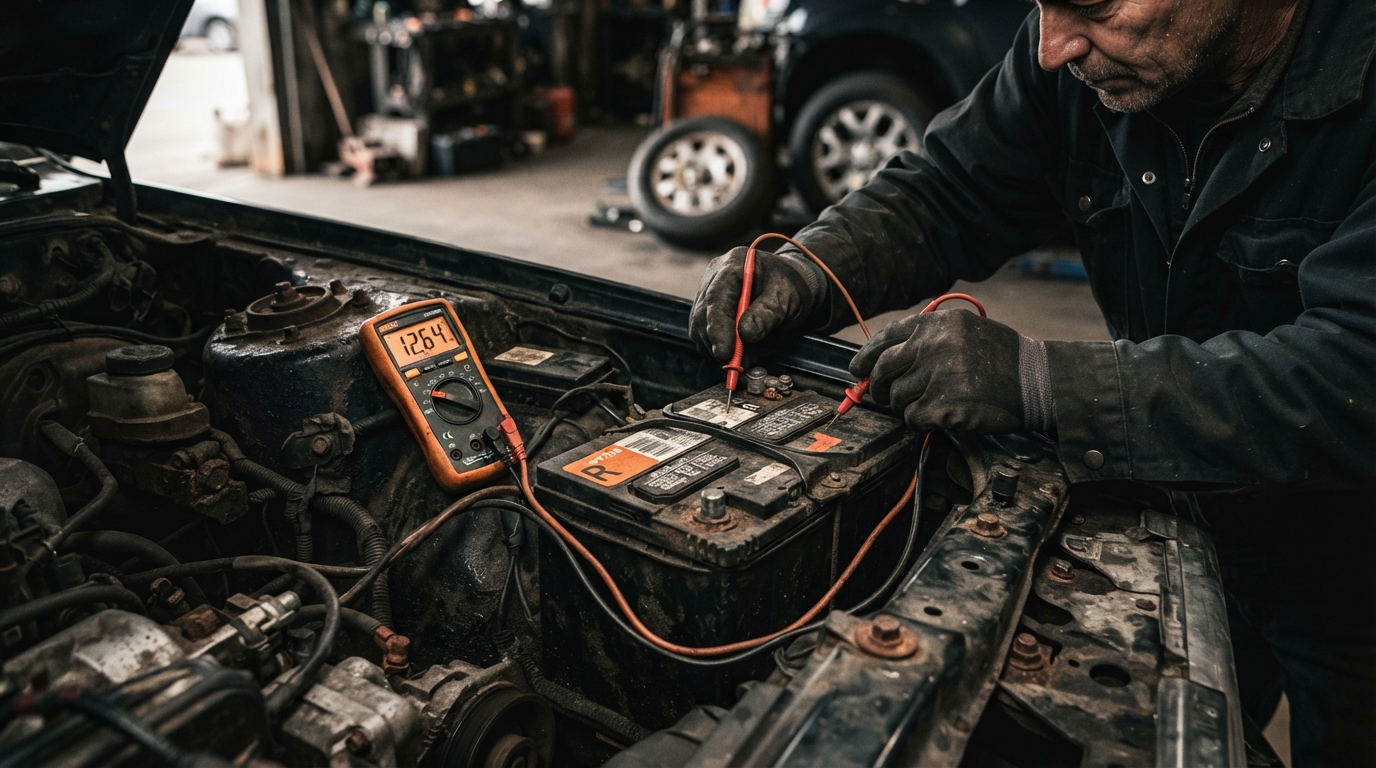 Editorial illustration for A Step-by-Step Guide to Diagnosing Your Car Battery Problem