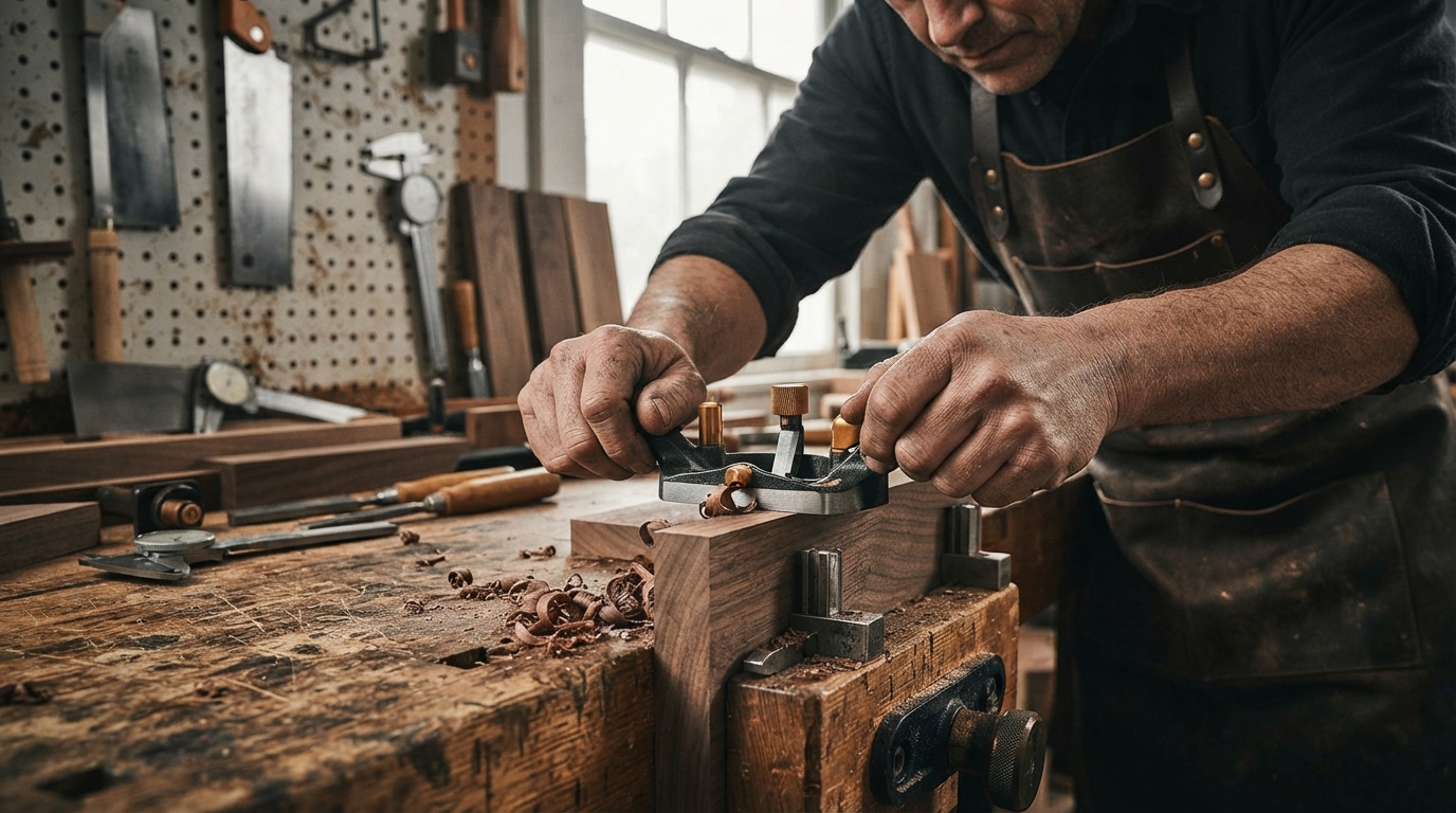Editorial illustration for A Woodworker's Guide to Precision: Selecting the Right Hand Tool for Fine Tasks