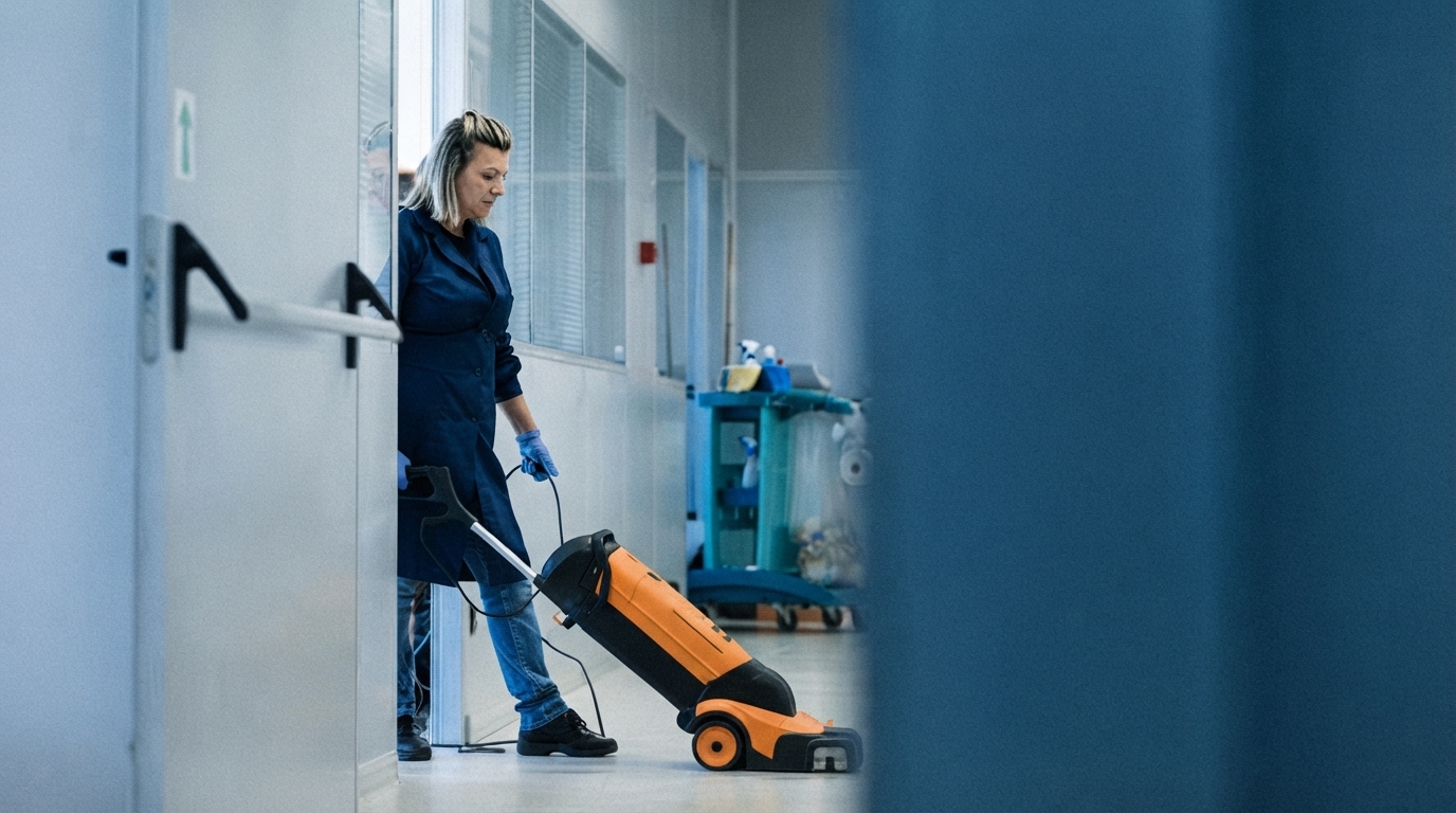 Editorial illustration for Janitorial vs. Specialized Commercial Cleaning: How to Match the Right Service to Your Facility