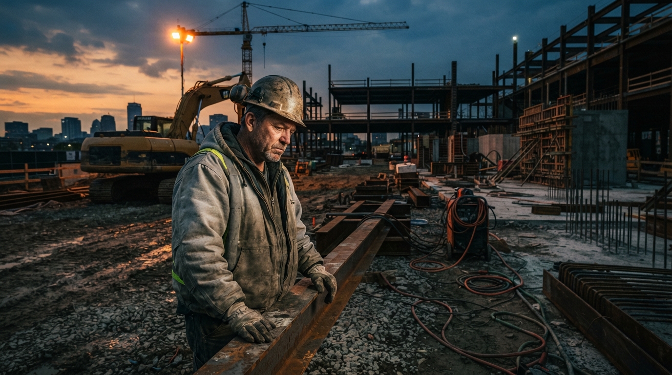Editorial illustration for Soaring Diesel and Material Costs Halt U.S. Construction Projects