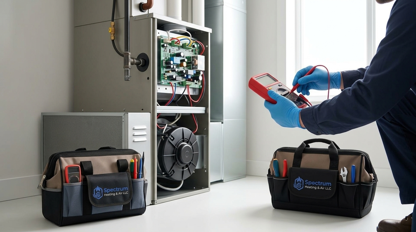 When Heat or AC Stops Working in Lubbock, Call Spectrum Heating & Air LLC